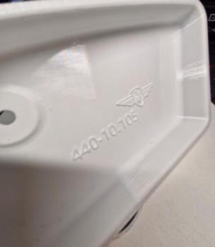 Preview: Zündapp Werkzeugfach Abdeckung Verschlußboden 440-​10.105 aus TPU , Dichtet perfekt ab ! Typ 433 , 437 Combinette